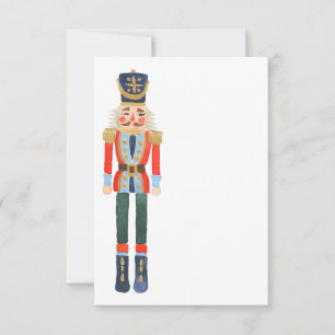 Blank Nutcracker Christmas Card