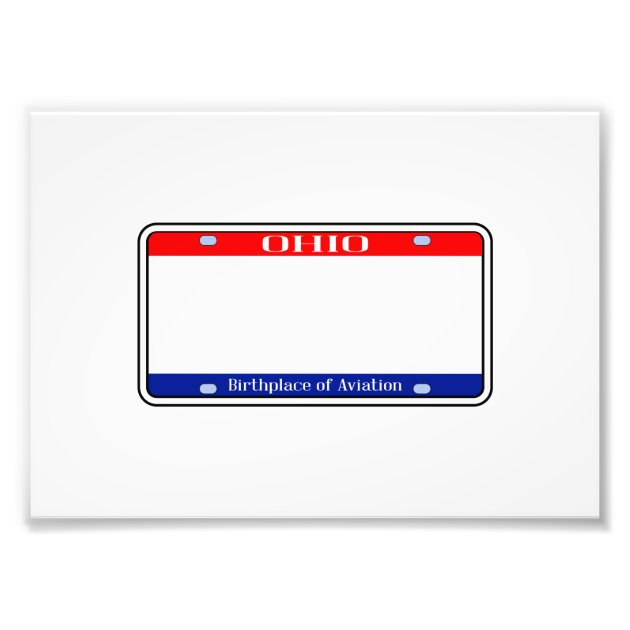 blank license plate template printable