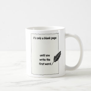 BLANK PAGE COFFEE MUG