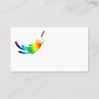 Blank Painting Company Business Card Logo