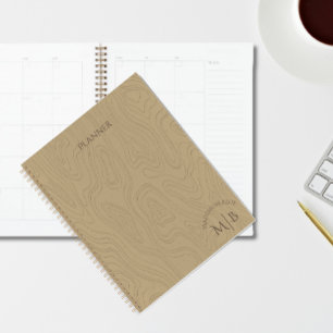 Blank Personalised Spiral-Bound Hardcover Planner