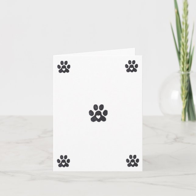 Blank Pet Love Note Card (Front)