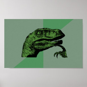 Blank Philosoraptor Poster