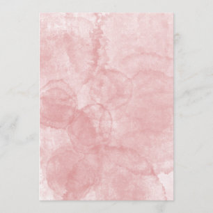Blank Pink Wedding or Party Invitation