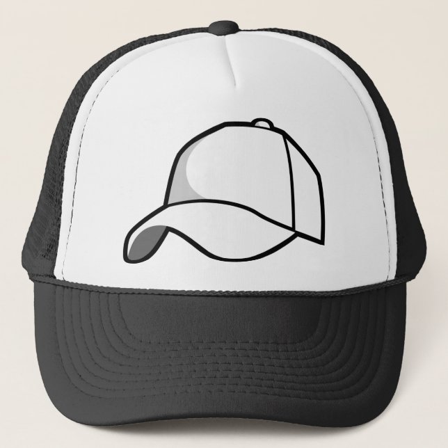 Blank Product on a Blank Product Trucker Hat (Front)