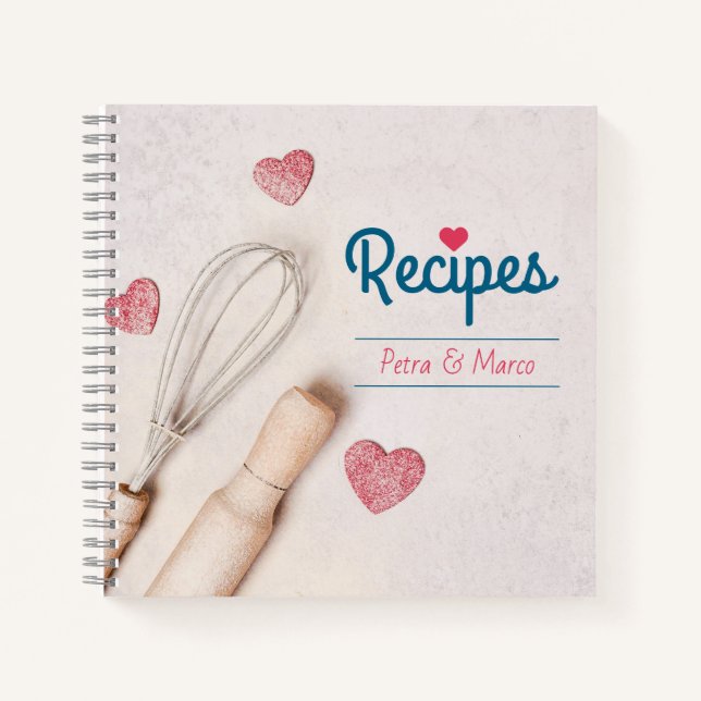 Blank Recipe Book For Couples (Front)