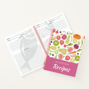 Blank Recipe Cook Book To Write In