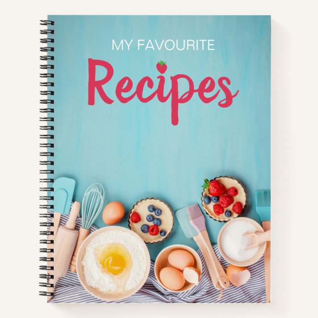 Blank Recipe Cook Book To Write In (Front)