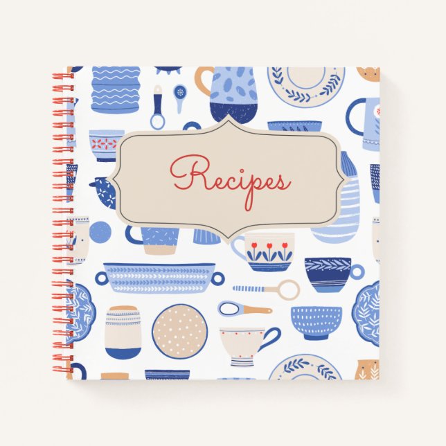 Blank Recipe Cook Book To Write In (Front)
