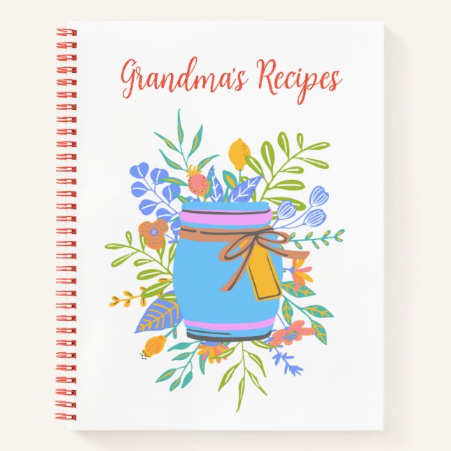Blank Recipe Cook Book To Write In (Front)