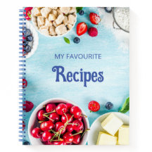 Blank Recipe Cook Book To Write In