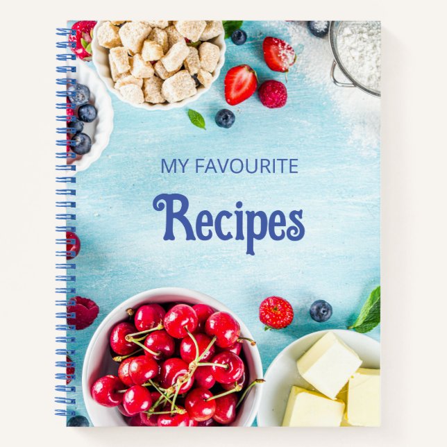 Blank Recipe Cook Book To Write In (Front)