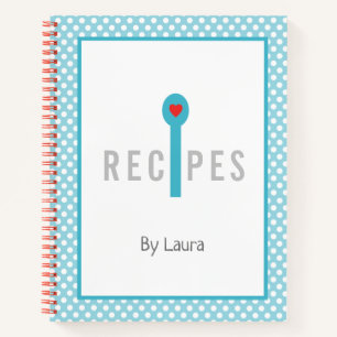 Blank Recipe Cookbook To Write In Notebook