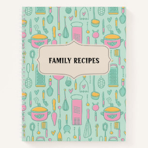Blank Recipe Notebook To Write In