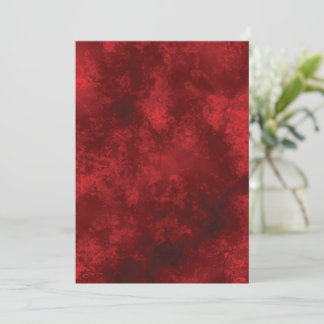 BLANK RED CREATE YOUR OWN INVITATION