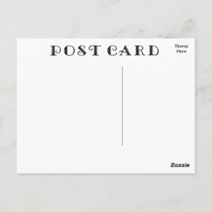 Blank Retro Postcard Font Antique DIY