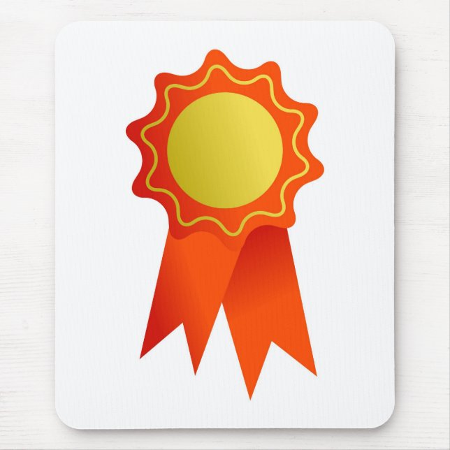 Blank Rosette Mouse Mat (Front)