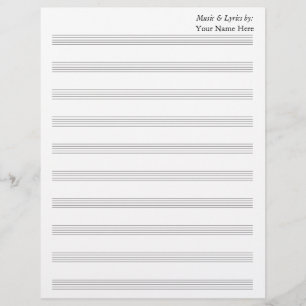 Blank Sheet Music 10 Stave
