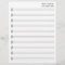 Blank Sheet Music  Treble 10 Staves