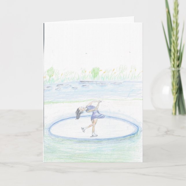 Blank Simple Drawing Card (Front)