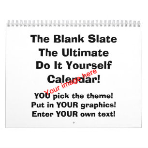 Blank Slate Calendar