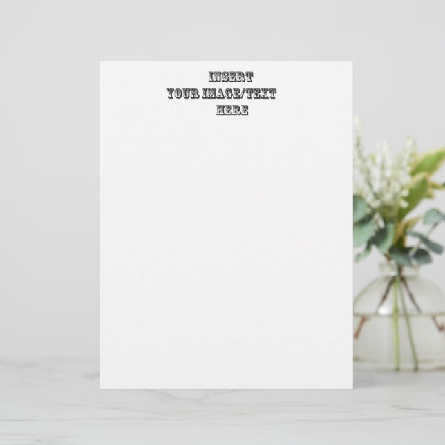 Blank Stationery (Standing Front)