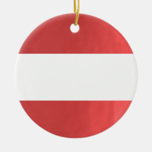 BlanK STRIPE Template DIY add TXT IMAGE EVENT name Ceramic Tree Decoration