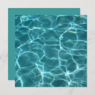 Blank Swimming Pool Party Invitation