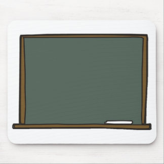 Blank Teacher's Chalk Board Mouse Pad