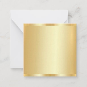 Blank Template Faux Gold Modern Elegant Trendy