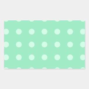 Blank Template Mint Green Custom Elegant Colour Rectangular Sticker