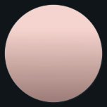 Blank Template Rose Gold Add Your Text Modern Classic Round Sticker<br><div class="desc">Blank Template Rose Gold Add Your Text Modern Elegant Classic Round Sticker.</div>