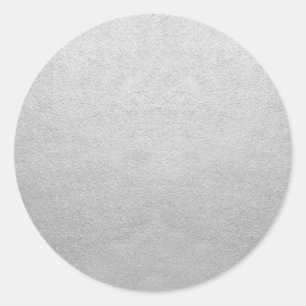 Blank Template Silver Shine Add Any Text or Logo Classic Round Sticker