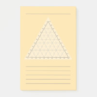 Blank Ternary Plot- Science Note Post-Its