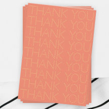 Blank Thank You Card