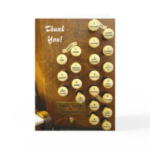 Blank thank you card - My ideal organ