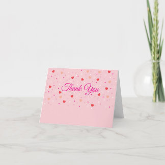 Blank Thank You Cards for Valentines Baby Shower