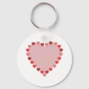 Blank Valentine's Day Key Ring