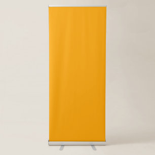 Blank Vertical R Banner with Orange Background