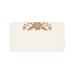 Blank   Vintage Library Label