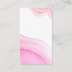 Blank Watercolor Business Card