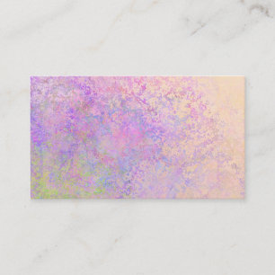 Blank Watercolor Business Card