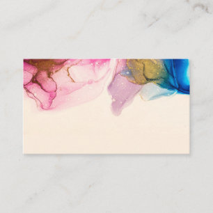 Blank Watercolor Business Card