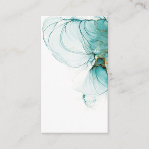 Blank Watercolor Business Card