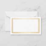 Blank Wedding Advice Cards, Wife, Mummy White Gold<br><div class="desc">Clean blank card for wedding advice,  mum advice,  wife advice card to present in elegant way in golden colour box.</div>