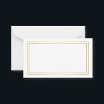 Blank Wedding Advice Cards, Wife, Mummy White Gold<br><div class="desc">Clean blank card for wedding advice,  mum advice,  wife advice card to present in elegant way in golden colour box.</div>