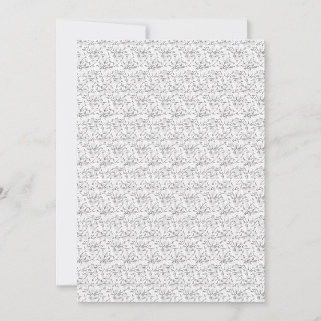 Blank Wedding Invitation Template | Classic Editab (Front)