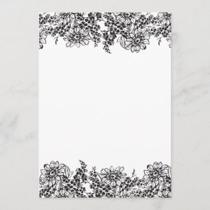 Blank Wedding Invitations