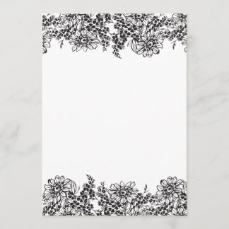 Blank Wedding Invitations