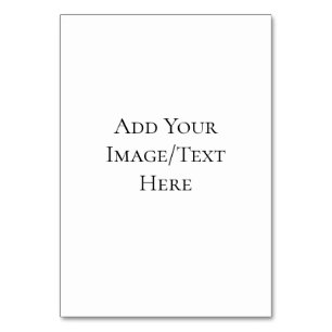 Blank Wedding Templates Elegant Customizable Table Number